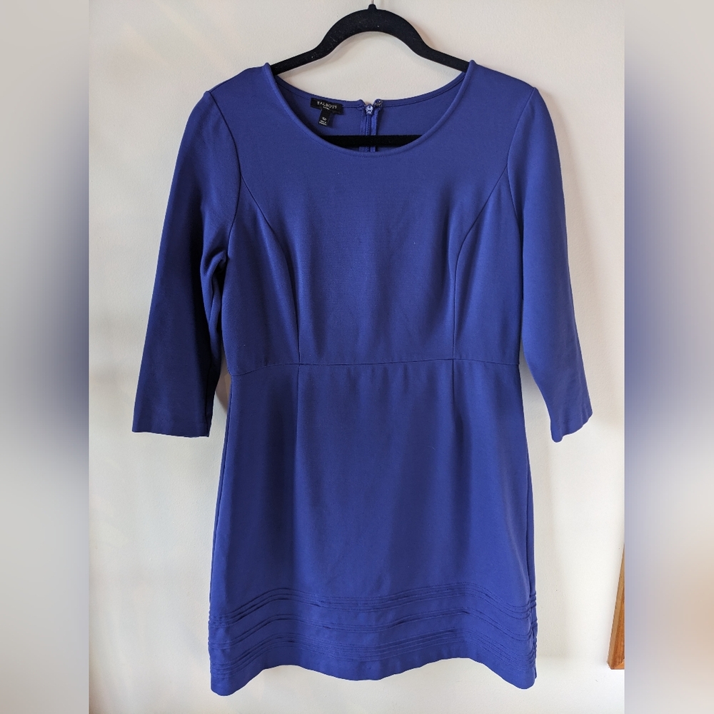 Talbots Chic Blue Midi Dress